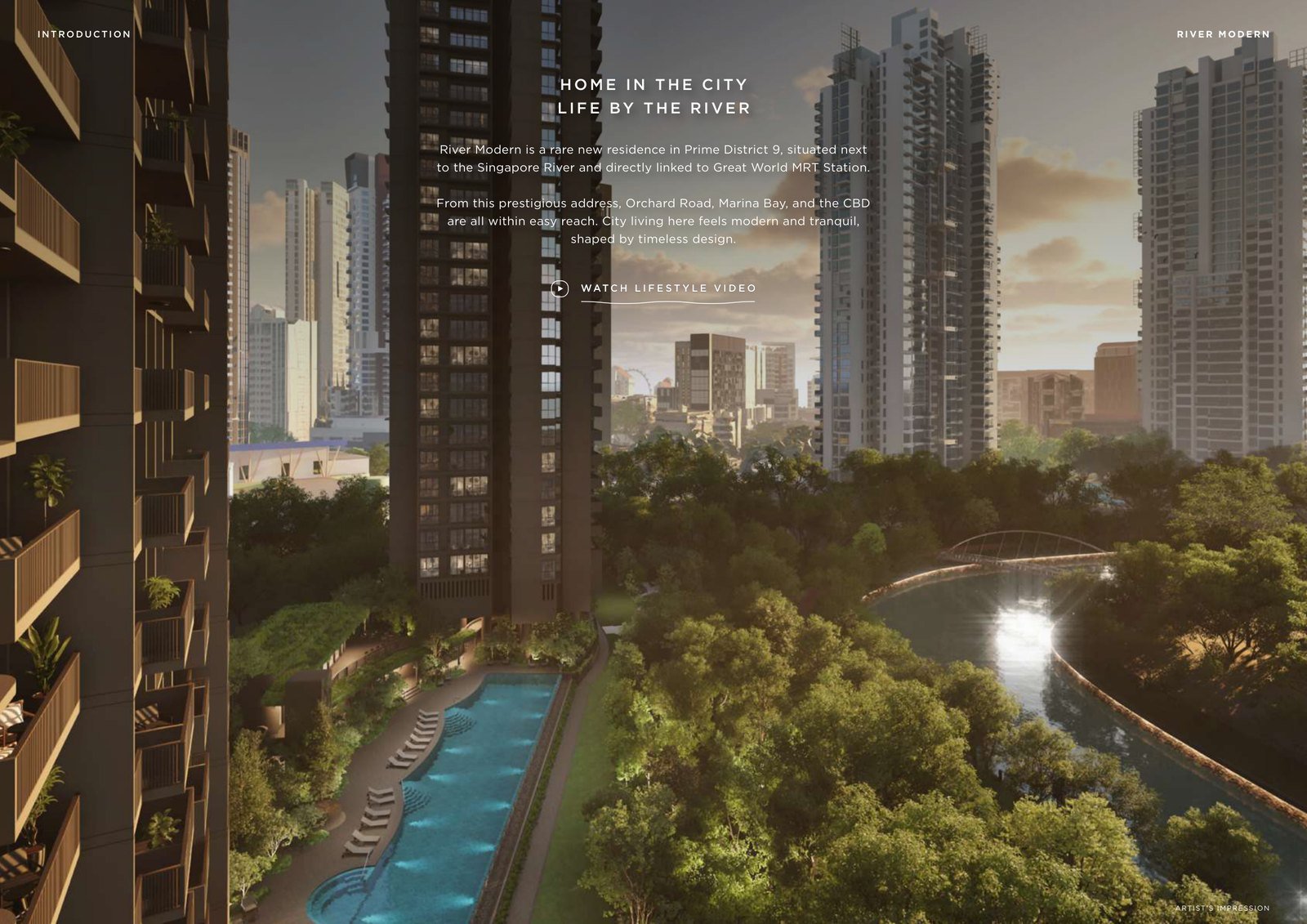 River Modern, 5 and 7 River Valley Green, Singapore District 9